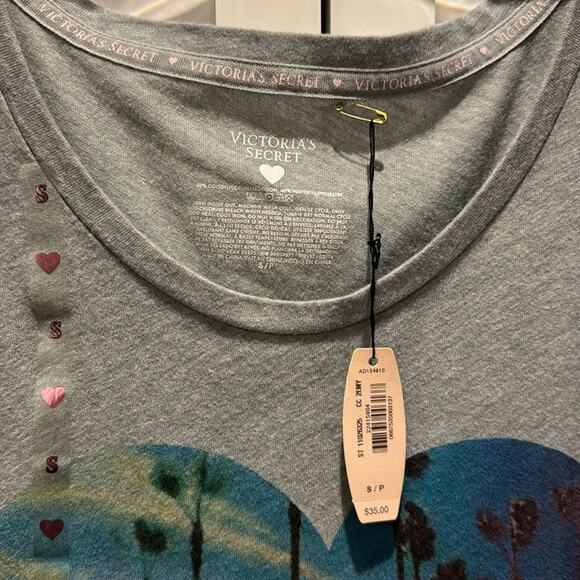 Victoria Secret NWT PJ oversized long Shirt/ short Dress. - Picture 2 of 8